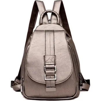 Sportovní batoh Dámský kožený batoh E789 zlatá