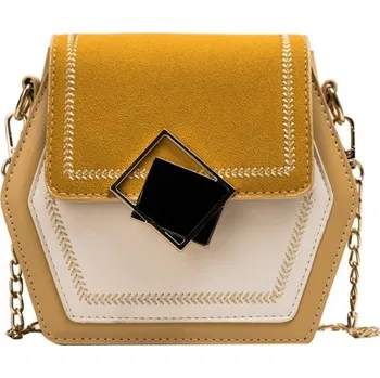 Kabelka Dámská crossbody kabelka M1356 tmavě žlutá