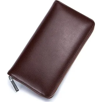 Peněženka Dámská kožená peněženka M300 tmavě hnědá