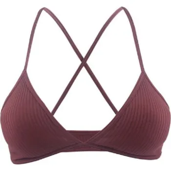 Podprsenka Dámská podprsenka vínová S