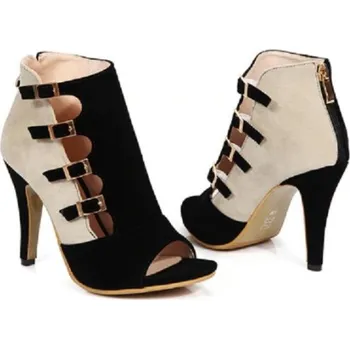 Dámské sandále Dámské sandály na podpatku A837 černá 33