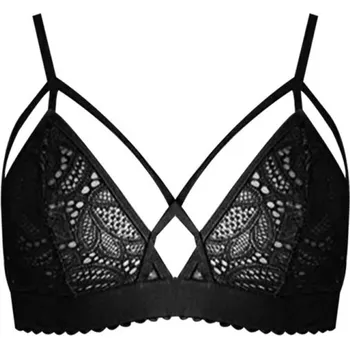 Podprsenka Dámská sexy krajková podprsenka černá M