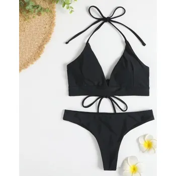 Dámské plavky Dámské bikiny P1135 černá S