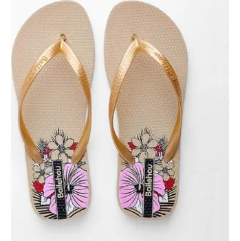 Dámské žabky Dámské plážové žabky A2575 zlatá 38