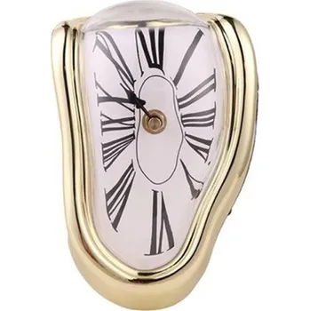 Hodiny Analogové hodiny zlatá