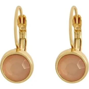 Náušnice Dámské visací náušnice C1068 béžova