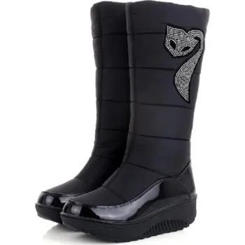 Dámské kozačky Dámské zimní kozačky s kočkou J1198 černá 39