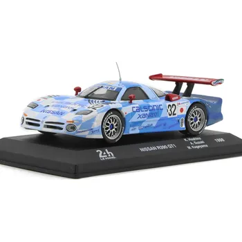 autíčko Edicola Nissan R390 GT1 #32 24h Le Mans 1:43 - časopis s modelem Nissan R 390 GT1 No.32 Suzuki/Hoshino/Kageyama Le Mans - kovový model auta 1/43