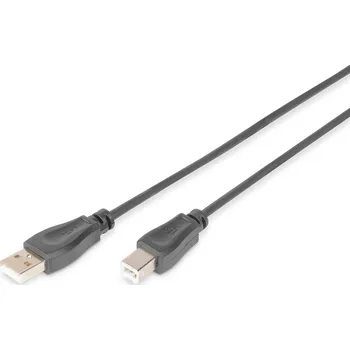 Datový kabel Digitus DB-300105-030-S USB kabel USB 2.0 3 m USB A Černá