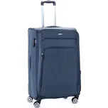 Velký cestovní kufr na 4 kolečkách s expandérem 80 l Suitcase 1899 šedá