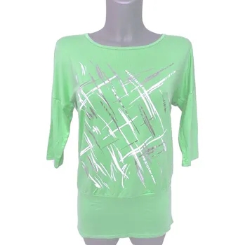 Dámská halenka Scharf Dámská halenka do lemu s 3/4 rukávem mint Barva: Mint, Size: S