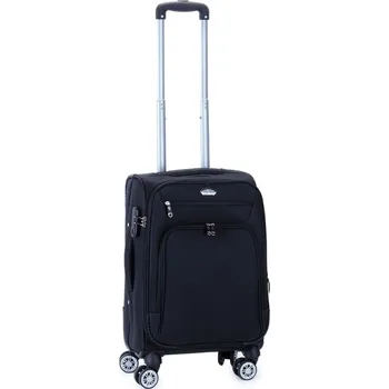 Malý palubní kufr na 4 kolečkách s expandérem 30 l Suitcase 1899 černá