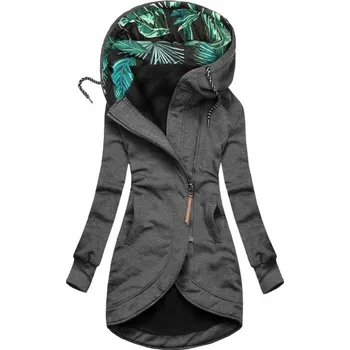 Dámská casual bunda Dámská podzimní bunda P2468 šedá XL