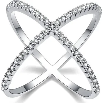 Prsten Dámský prstýnek D881 stříbrná 6