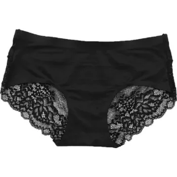 Kalhotky Dámské kalhotky s krajkou černá XS