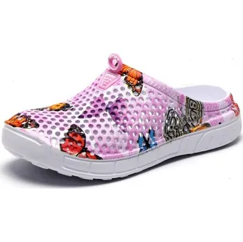 Dámské pantofle Dámské gumové pantofle s potiskem motýlů růžová 41