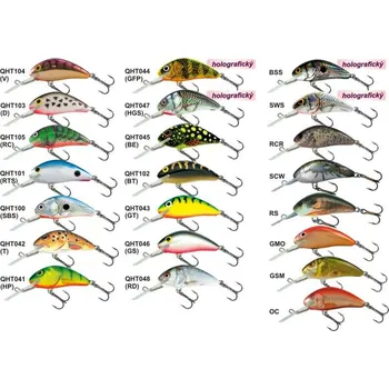 Umělá nástraha Salmo rybářské woblery Hornet H5F barva GFP