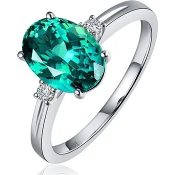 Prsten Dámský prstýnek D1921 zelená