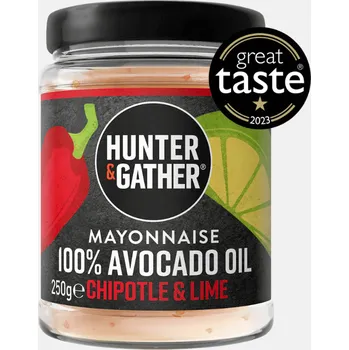 Majonéza Hunter & Gather Avokádová majonéza Chipotle a limetka (Objem: 250 g)
