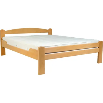 Postel Dřevěná postel Cairo, červená 120x200 cm