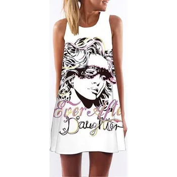 Dámské šaty Dámské letní šaty s potiskem A740 S 14