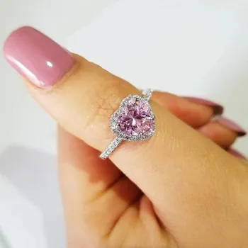 Prsten Dámský prstýnek se srdcem D1132 8