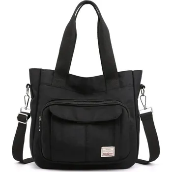 Kabelka Dámská plátěná kabelka M1514 černá