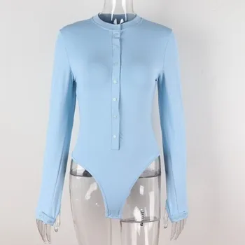 Body Dámské košilové body světle modrá M