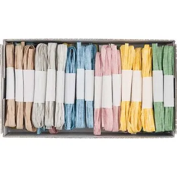 Stuha Stuha Raphia natur 3 metry pastelová