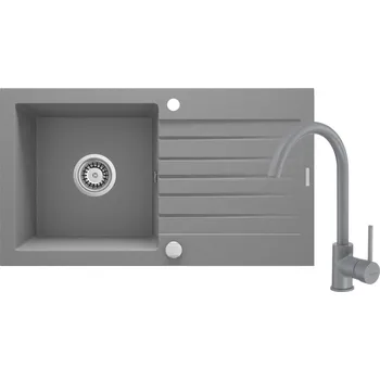 Granitový dřez Deante Zorba ZQZBS113 set