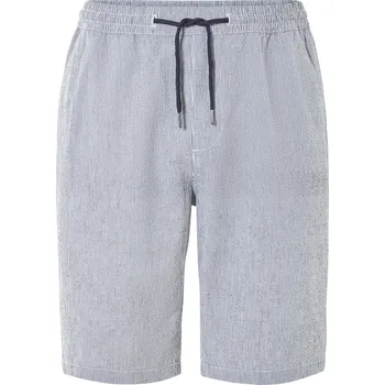 Pánské kraťasy LIVERGY® Pánské teplákové kraťasy (pruhy / navy modrá / bílá, L (52/54))