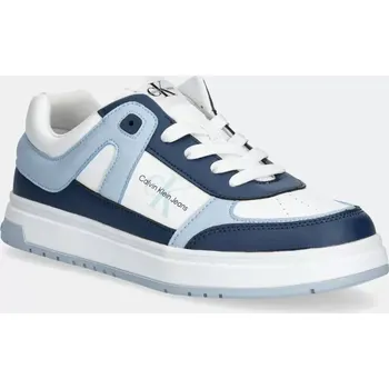 Dívčí tenisky Dětské sneakers boty Calvin Klein Jeans modrá barva, V3X9-82091 V3X9.82091.35.39 55X, EUR 36