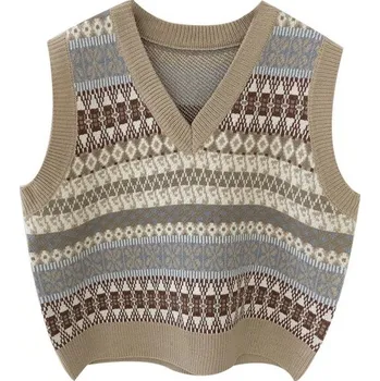 Dámská pletená vesta A2363