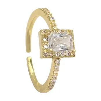 Prsten Dámský prstýnek D2498 zlatá