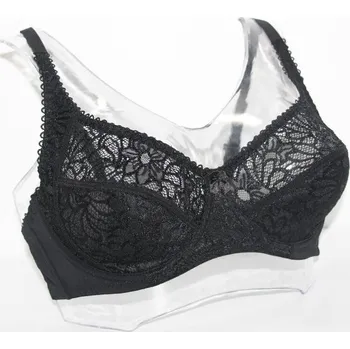Podprsenka Dámská krajková podprsenka s mašlí J2996 černá 80D