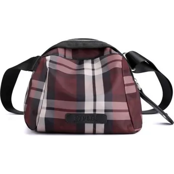 Kabelka Dámská plátěná kabelka M1202 vínová