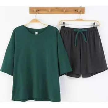 Dámské pyžamo Dámské pyžamo P2666 tmavě zelená S