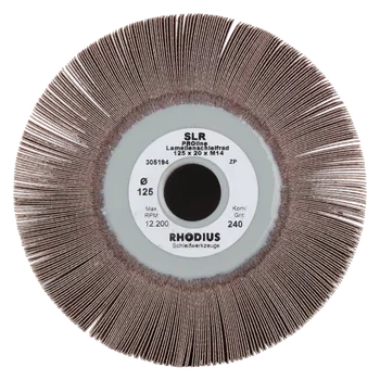 Brusný kotouč RHODIUS Brousicí vějíře SLR 125 x 20,0 x M14 P240 PROline