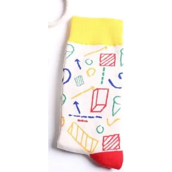 Dámské ponožky Barevné ponožky s potiskem 4