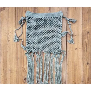 Dámská sukně Dámská pletená sukně šedá M