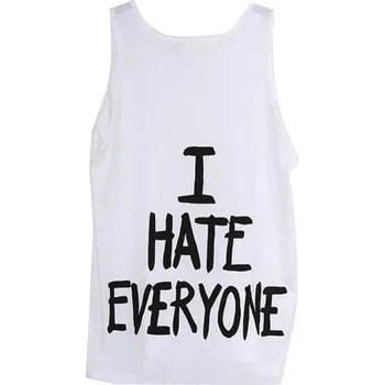 Dámské tílko s potiskem A1211 bílá S