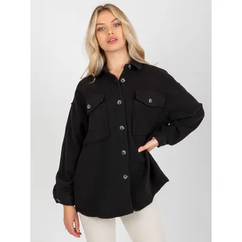 Dámská tunika Černá dámská košile s kapsami DN-