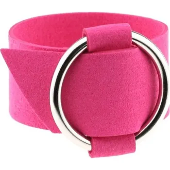 Náramek Dámský široký náramek H423 tmavě růžová
