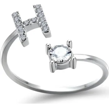 Prsten Dámský prstýnek s písmenem abecedy D2398 H