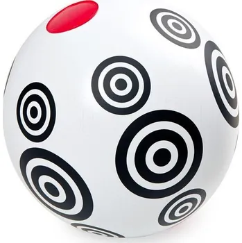 Hračka pro nejmenší Nafukovací míč s kruhy, Black & White