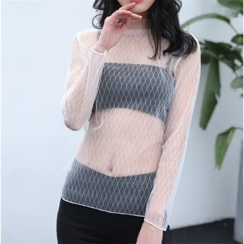 Dámská halenka Dámská průhledná halenka 1