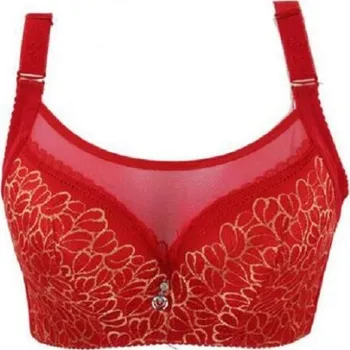 Podprsenka Dámská push up podprsenka J3098 červená 90C