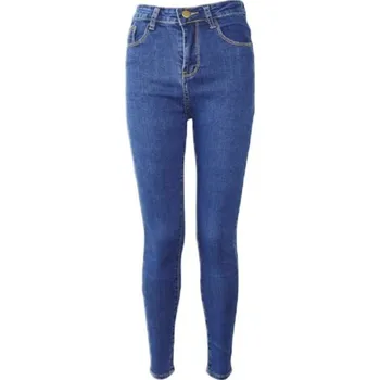 Dámské džíny Dámské Slim džíny J1765 tmavě modrá 32