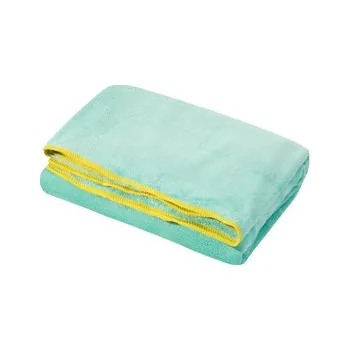 Sprchový závěs Plážová osuška z mikrovlákna SUMMER 80x160 cm, světle tyrkysová, 380 gr Mybesthome