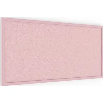 Allboards Allboards, Korková tabule růžová barva korku 80x40 cm dřevěný rám lakovaný RŮŽOVÝ, TKPINK84P